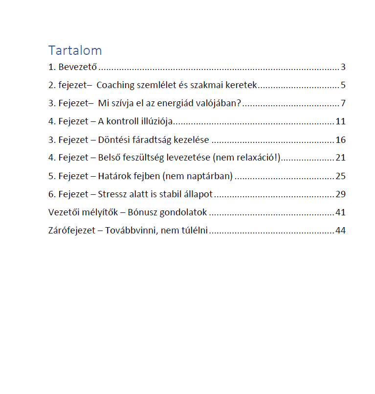 7 napos vezetői stressz reset (EBOOK)