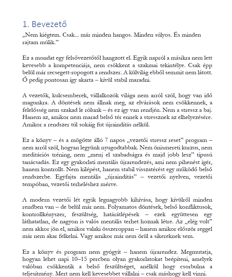 7 napos vezetői stressz reset (EBOOK)