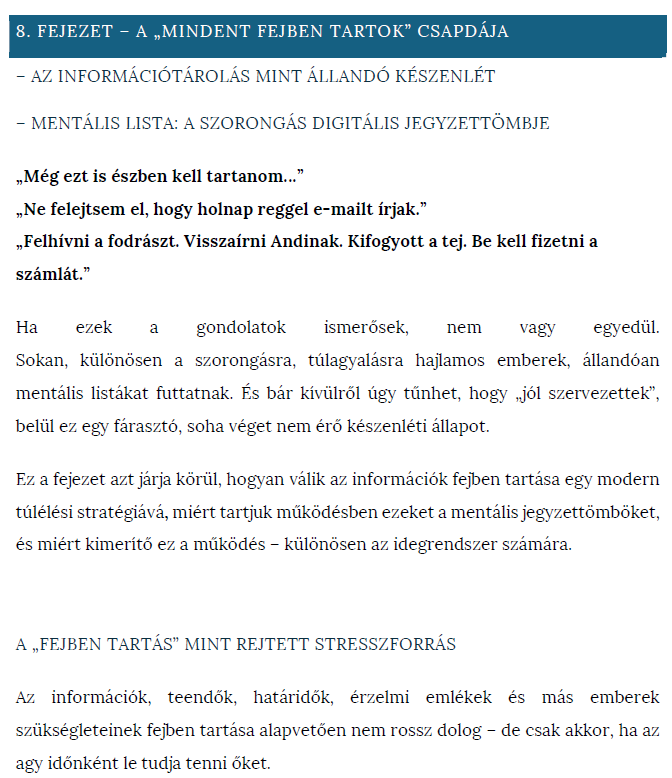 Nem veled van a baj-Túl sok. Túl gyors. Túl hangos -EBOOK