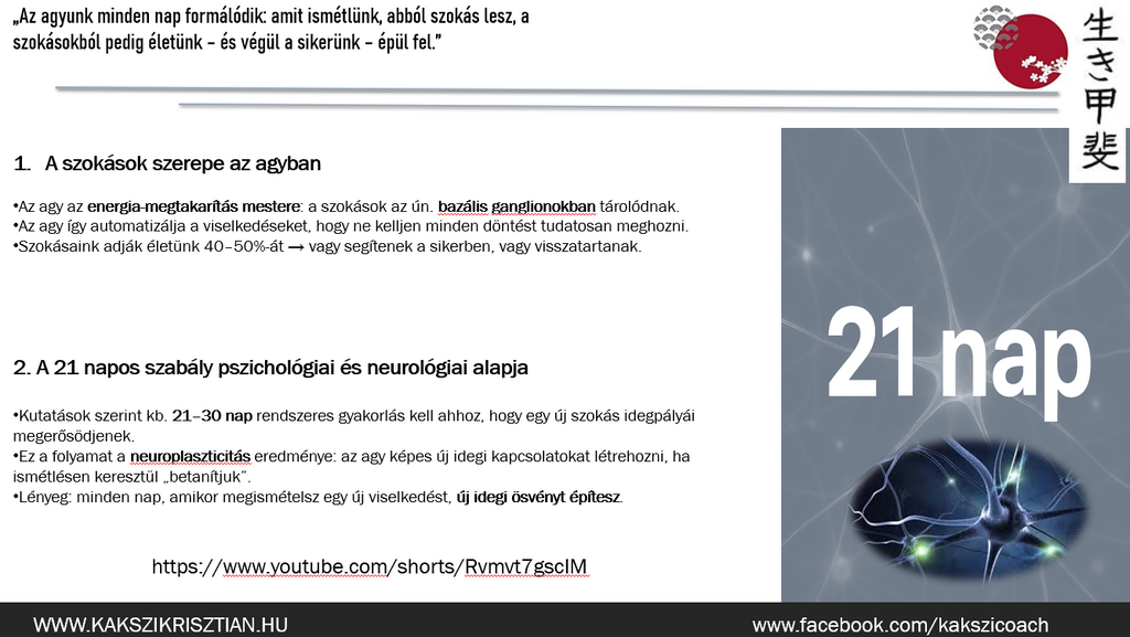 IKIGAI tréning (letölthető video tréning)